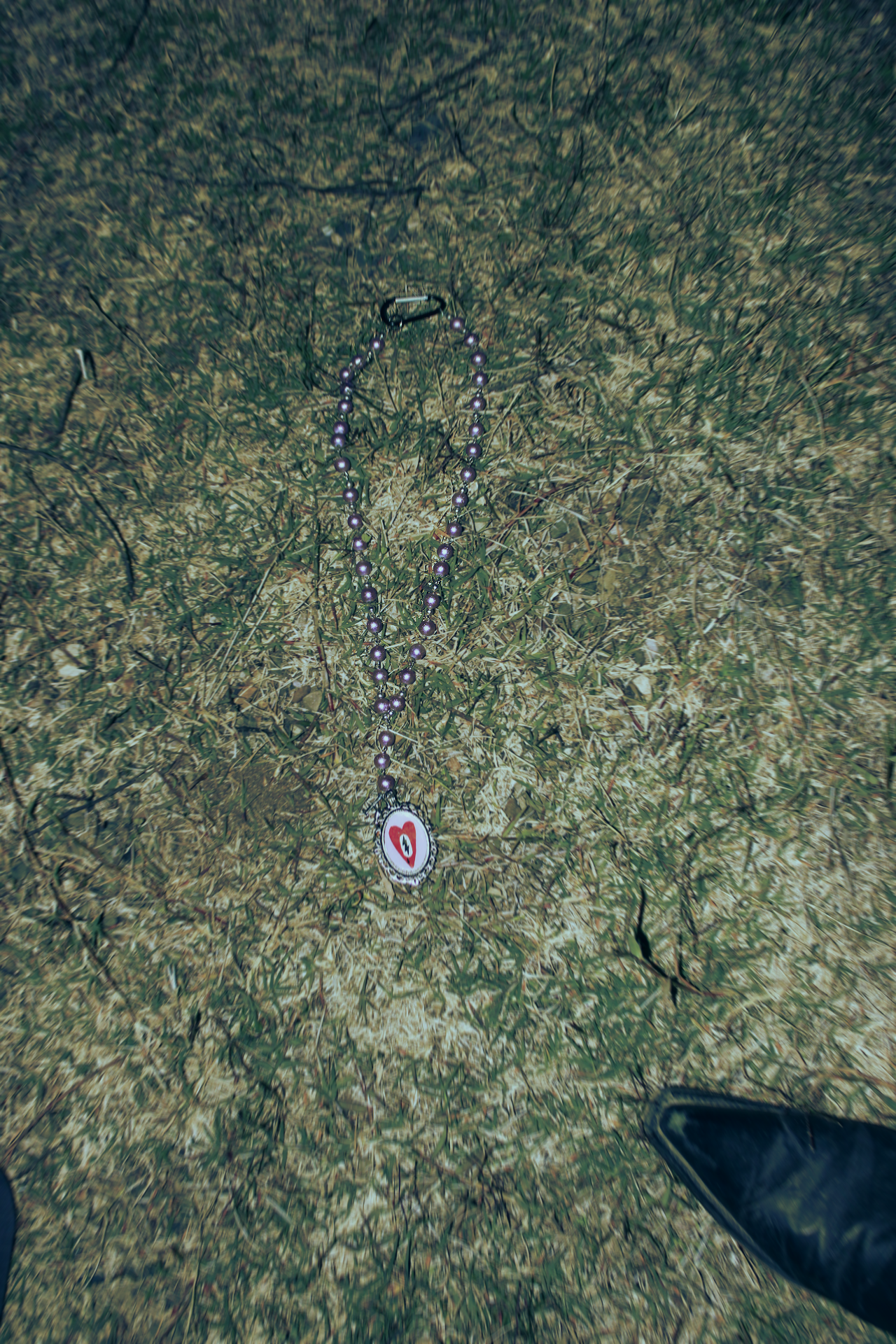 Fake heart rosario