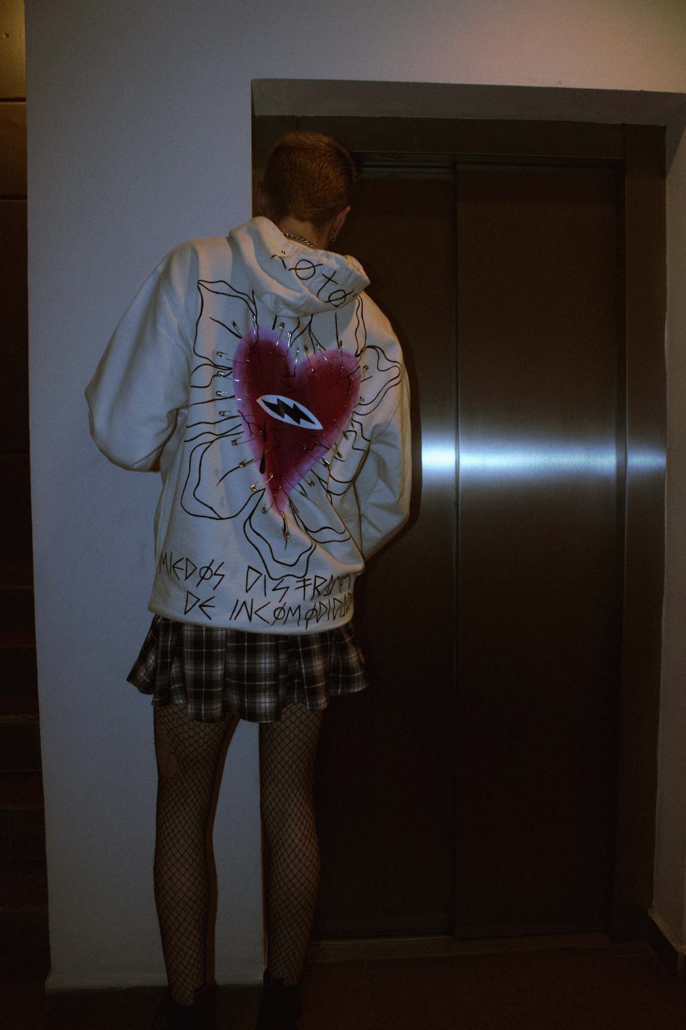 “ROTO” Heart hoodie