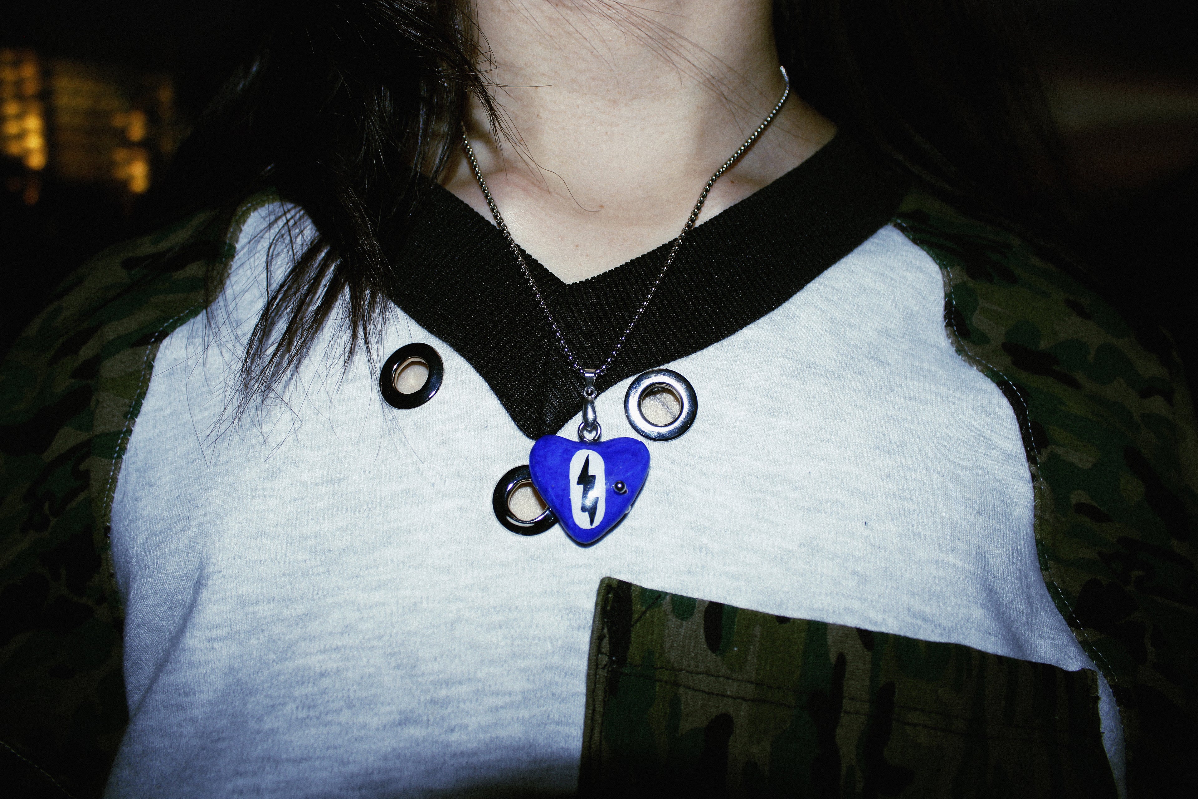 Blue Mini neckshit 555