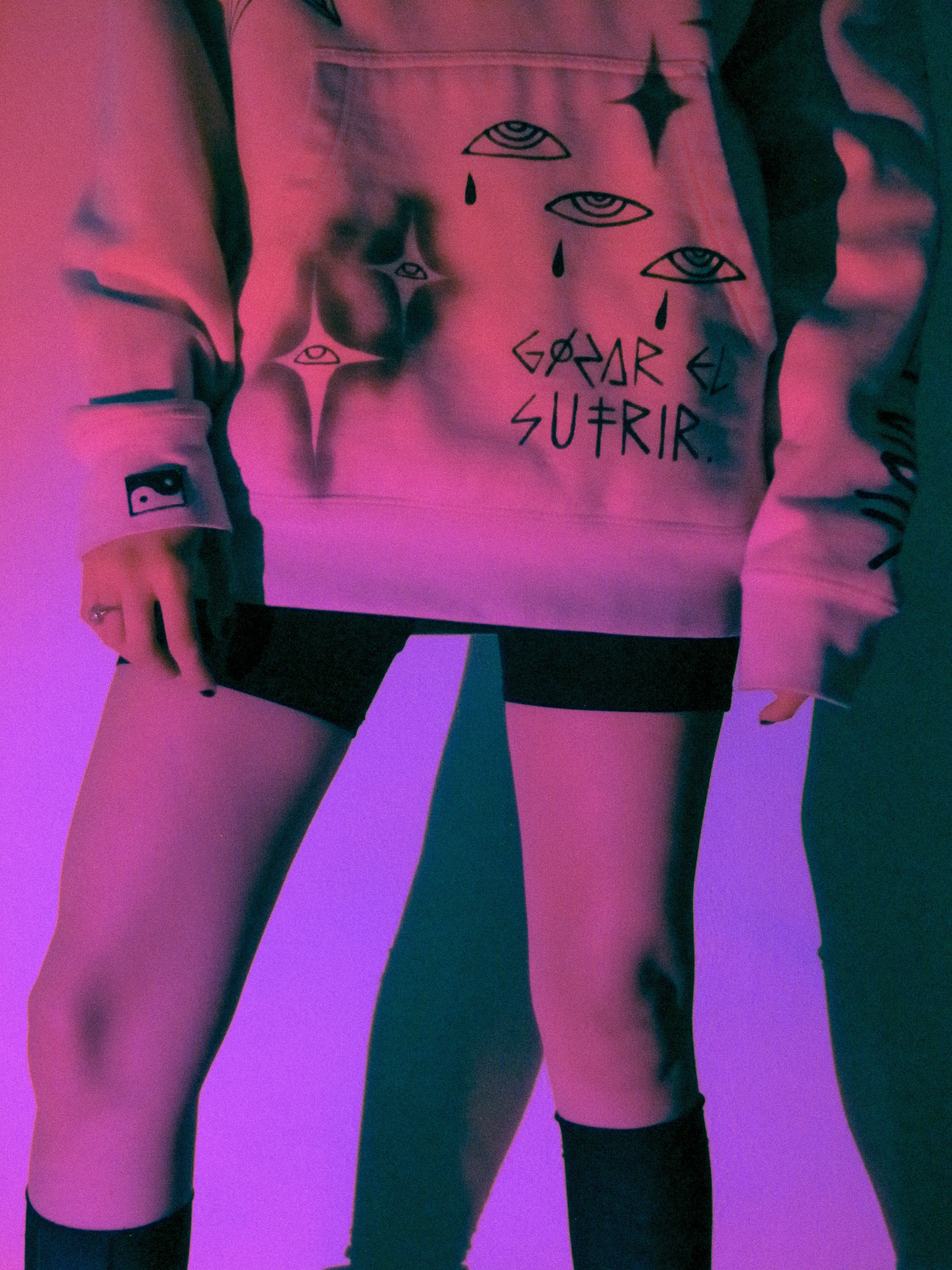 Lágrimas rosas hoodie